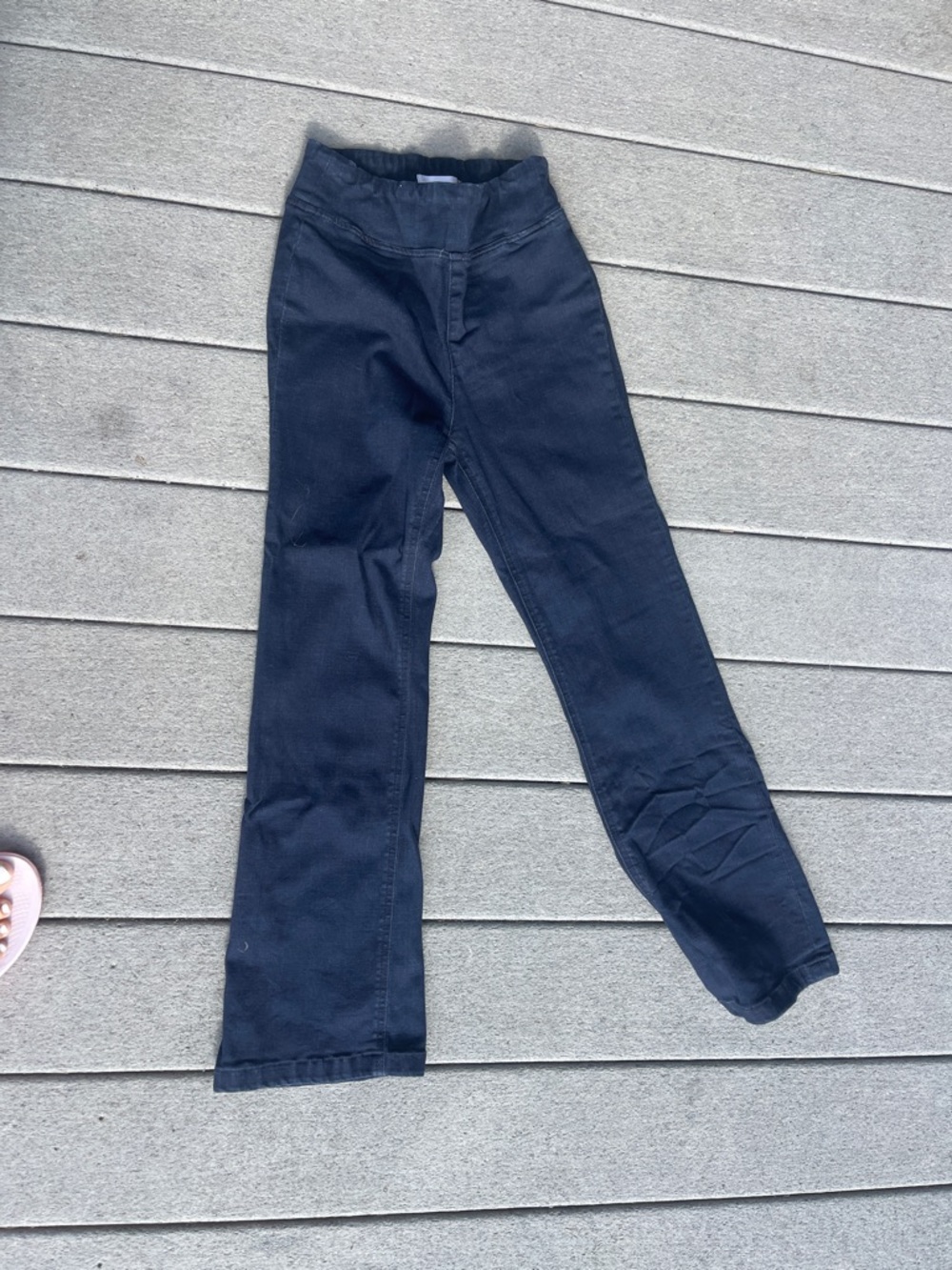 Pistola Dark Navy Denim Shorts with White Label